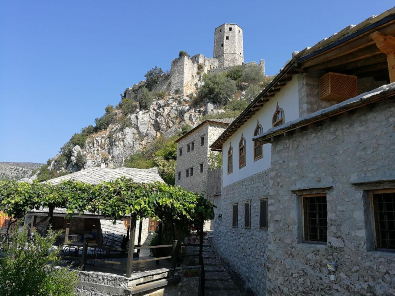 Riverside Guesthouse Pocitelj Bagian luar foto